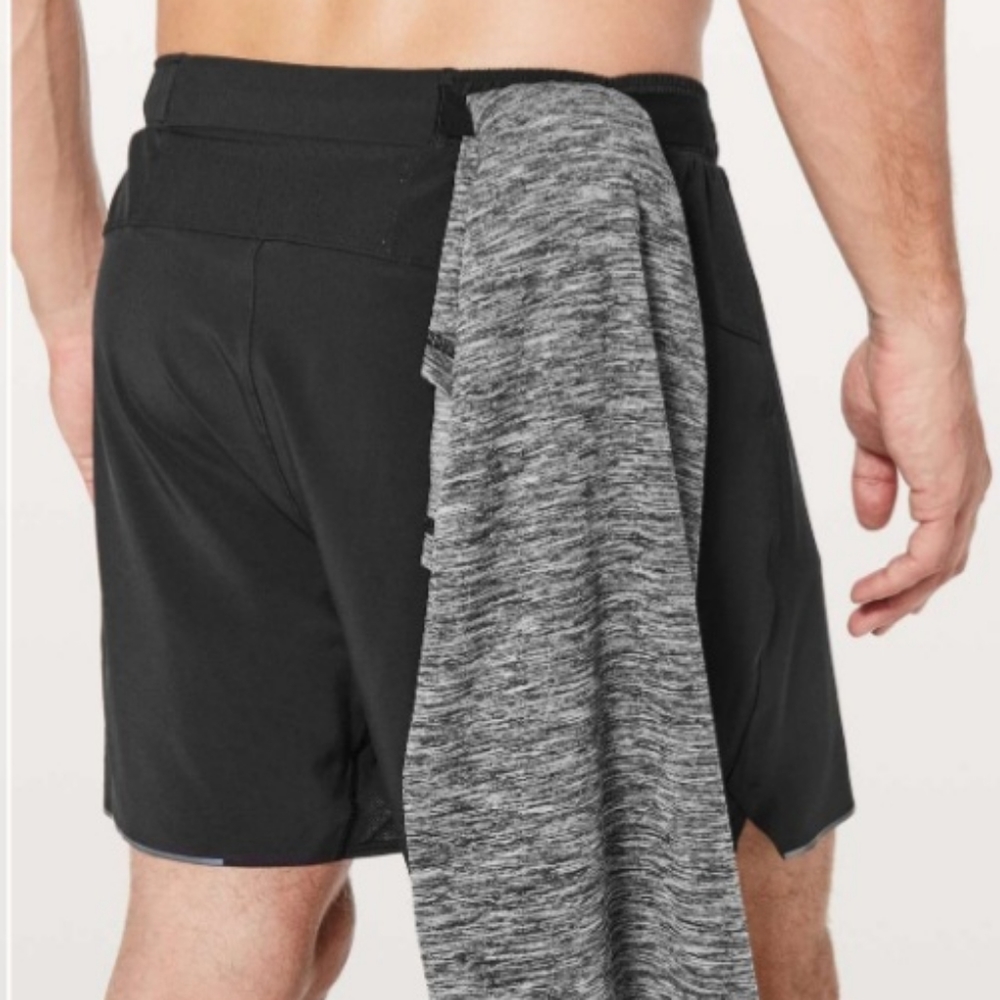 Lululemon Surge Short 6" Updated Toronto 10K Black L